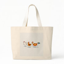 Three Chicks Canvas Bags
