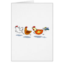 Three Chicks Greeting Cards