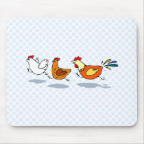 Three Chicks Mouse Pads