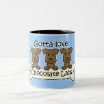 Three Chocolate Labs Coffee Mug