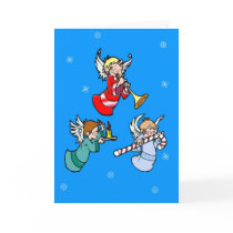 Three Christmas Angels cards
