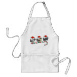Three Christmas Songbirds (US) Apron