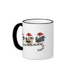 Three Christmas Songbirds (US) Ringer Mug