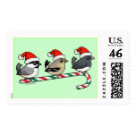Three Christmas Songbirds (US) Stamp