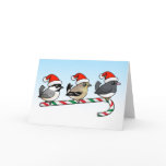 Three Christmas Songbirds (US) Note Card