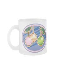 Three Colorful Lanterns Mugs