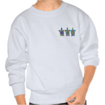 Three Colorful Turtles 2-Sided Kids' Sweatshirts