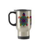 Three Colorful Turtles Travel Mugs