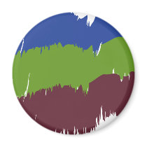 Three Colors magnets by WordsAndWisdomTees Three Colors magnets