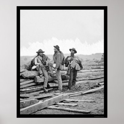 Three Confederate Prisoners at Gettysburg 1863 Print by lc_civilwar