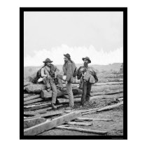 Three Confederate Prisoners at Gettysburg 1863 posters