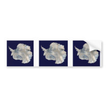 THREE Connected Antarctica Stickers Bumper Sticker