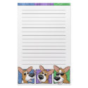 Three Corgi Boxes Stationery by MenagerieMayhem Three Corgi Boxes Stationery