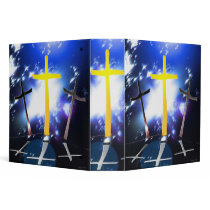 Three Crosses At Calvary Binder