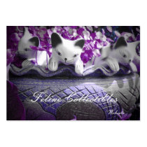 Three Curious Kittens business cards