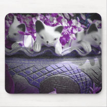 Three Curious Kittens mousepads