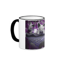 Three Curious Kittens mugs