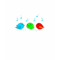 three cute birdies t-shirts
