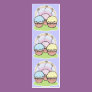 three cute little cupcakes bookmark