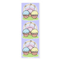 three cute little cupcakes bookmark business cards by cupcakewear three cute little cupcakes bookmark business cards