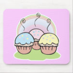 three cute little cupcakes