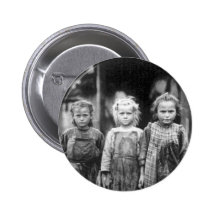 Three Cute Little Girls Vintage South Carolina Pin