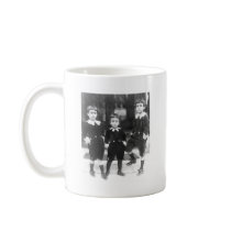 Three Cute Young Boys Vintage Photo Coffee Mugs