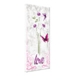 Three Daisies Stretched Canvas Print