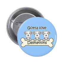 Three Dalmations Pins