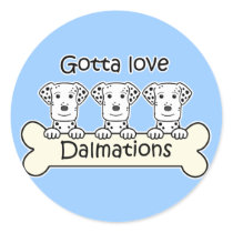 Three Dalmations stickers by dogcartoons Three Dalmations stickers