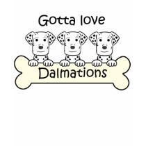 Three Dalmations t-shirts by dogcartoons Three Dalmations t-shirts