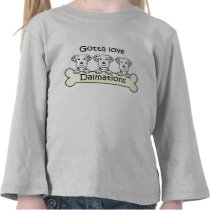 Three Dalmations t-shirts by dogcartoons Three Dalmations t-shirts