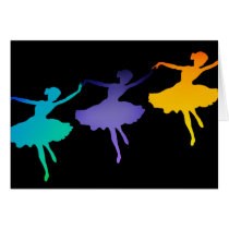 Three Dancers Card