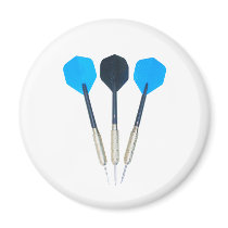 Three Darts Fridge Magnet