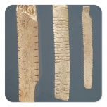 Three decorated bones stickers