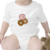 Three Delicious Donuts t-shirts