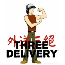 Three Delivery™ Barney T-shirt