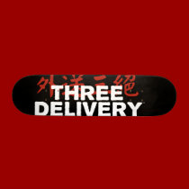 Three Delivery™ Logo Skateboard skateboards