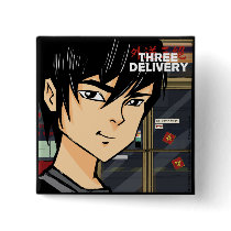 Three Delivery Sid Button by threedelivery Three Delivery Sid Button