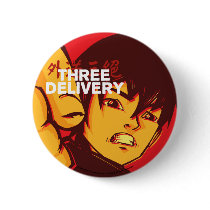 Three Delivery Sid Button by threedelivery Three Delivery Sid Button