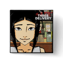 Three Delivery Sue Button by threedelivery Three Delivery Sue Button
