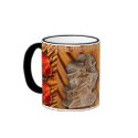 Three desert roses on the sands mugs