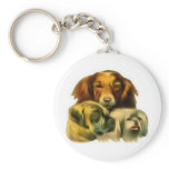 Three Dogs Keychains