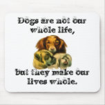 Three Dogs Mouse Mat