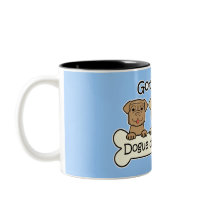 Three Dogue de Bordeaux mugs by dogcartoons Three Dogue de Bordeaux mugs