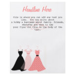 Three Dresses Full Color Flyer