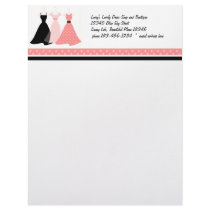 Three Dresses letterhead by trennea Three Dresses letterhead