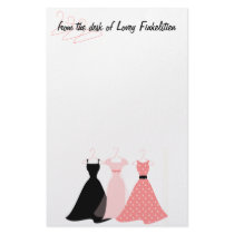 Three Dresses stationery