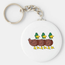Three Ducks Key Chain