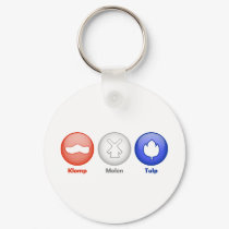 Three Dutch Icons keychains